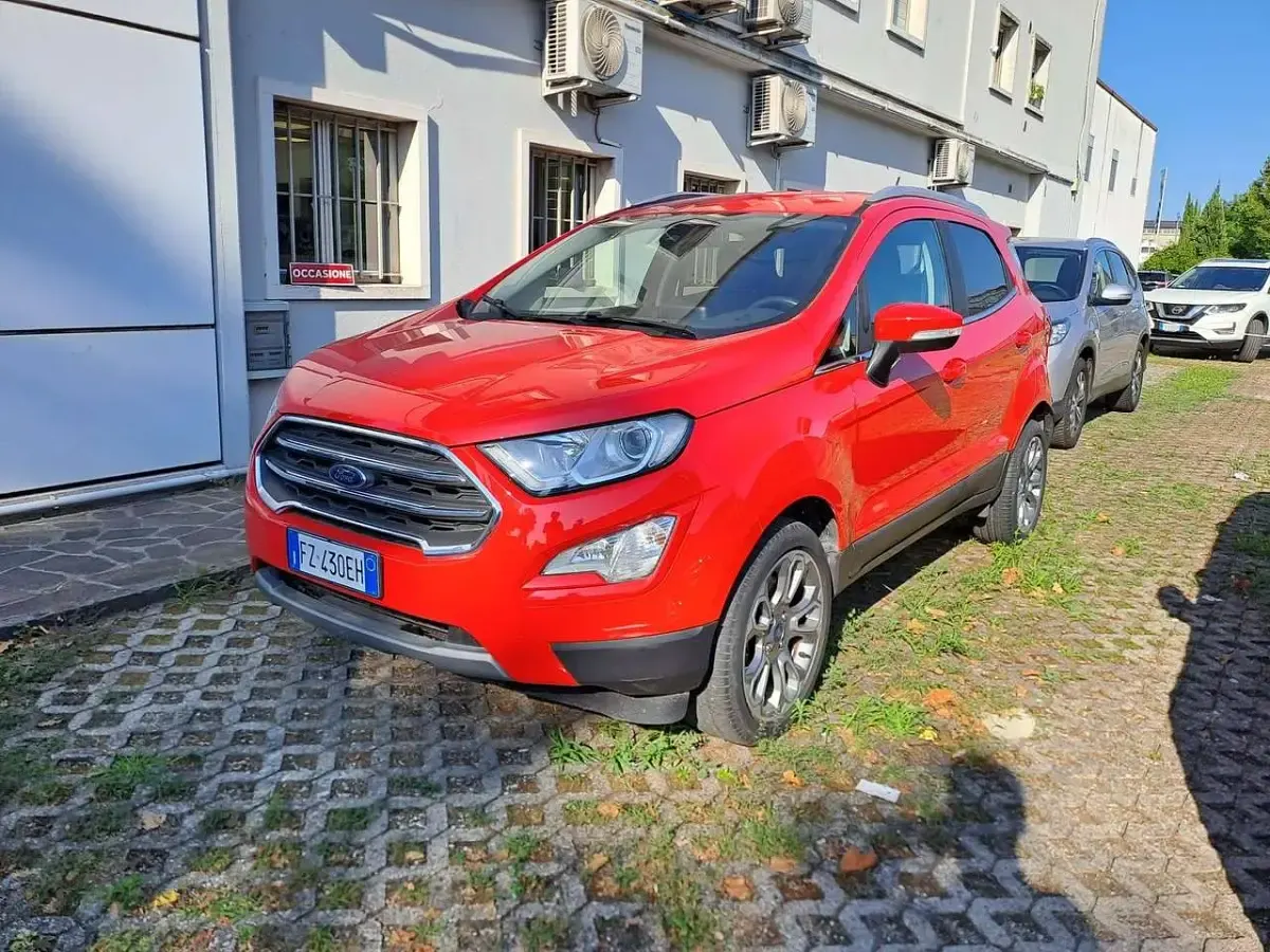 Usata Ford Ecosport Titanium 125 CV (91 kW) 2020 Rosso SUV