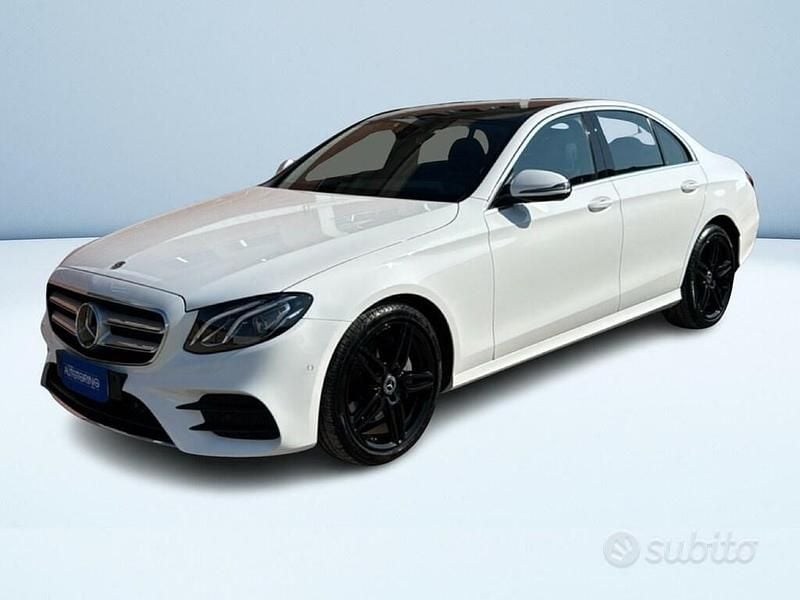 Usata Mercedes E220 AMG line 2017 Bianco Berlina