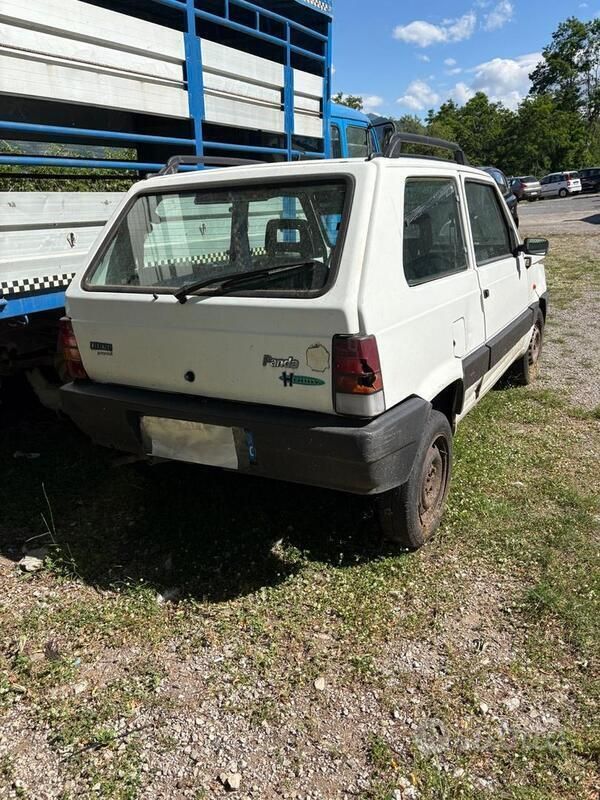 Usata Fiat Panda 54 CV (39 kW) 2002 Bianco Utilitaria