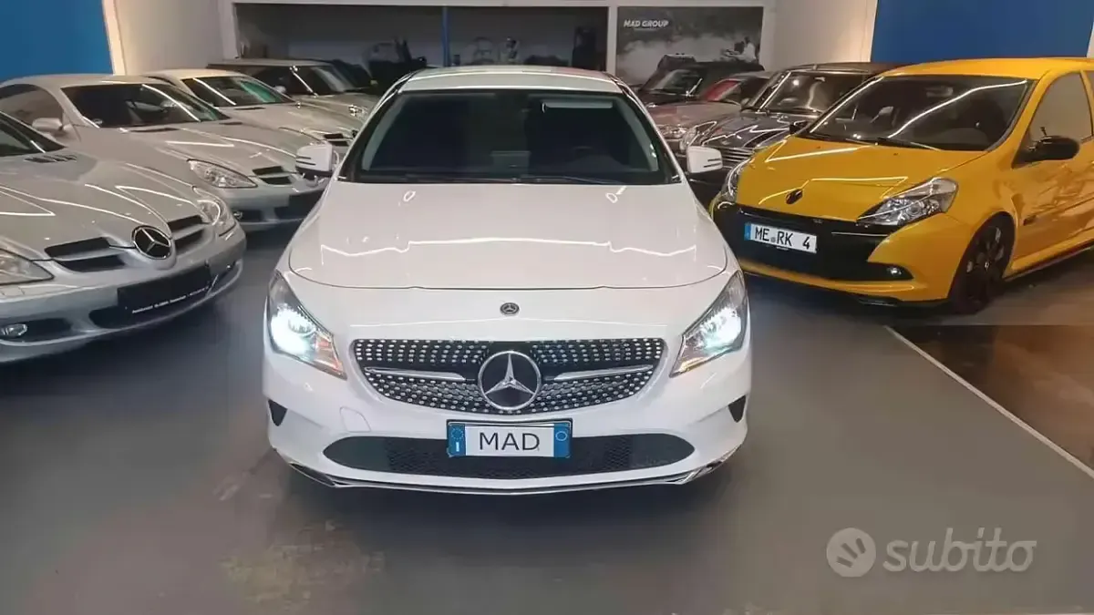 Usata Mercedes CLA180 Premium 122 CV (89 kW) 2018 Bianco Berlina