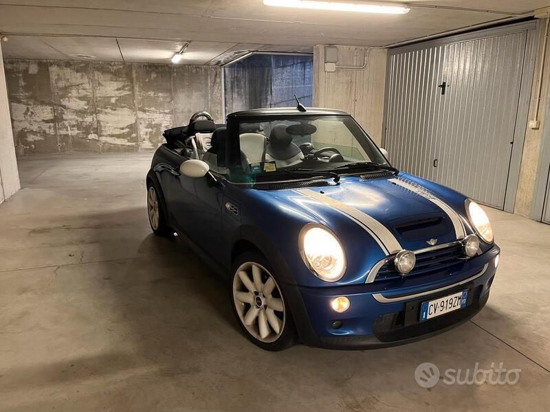 Usata Mini Cooper S Cabriolet 170 CV (125 kW) 2005 Blu Cabrio