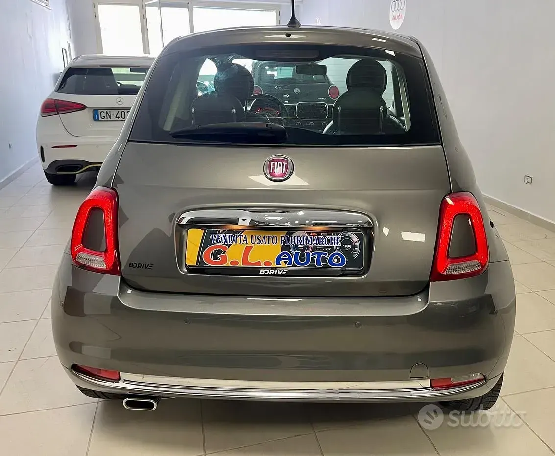 Usata Fiat 500 Lounge 95 CV (69 kW) 2017 Grigio Berlina