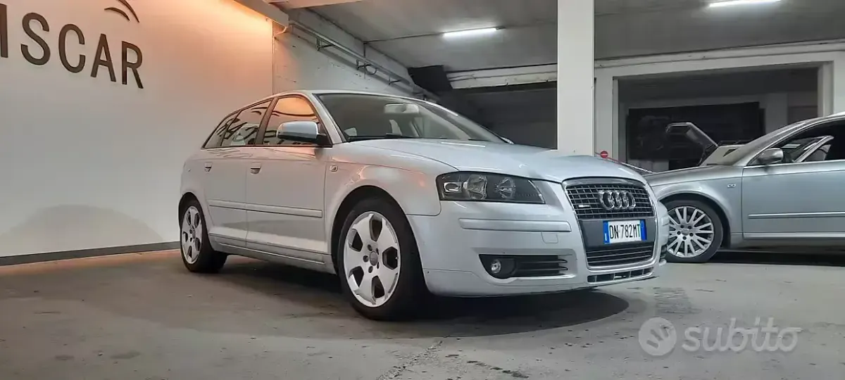 Usata Audi A3 Ambition 170 CV (125 kW) 2008 Grigio Utilitaria