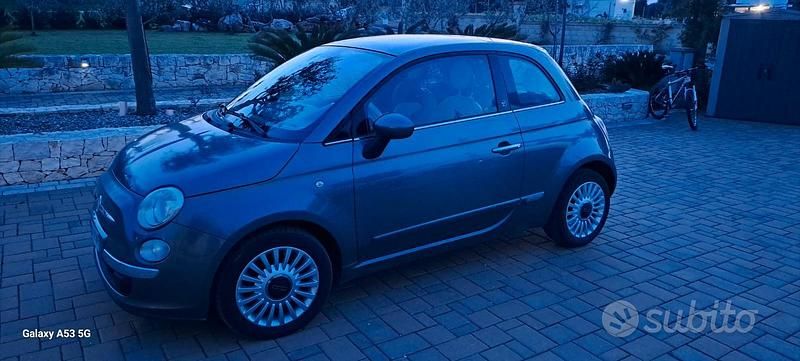 Usata Fiat 500 Lounge 95 CV (69 kW) 2011 Grigio Berlina