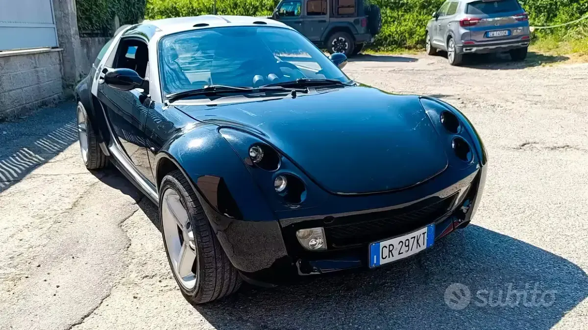Usata Smart Roadster 82 CV (60 kW) 2004 Nero Cabrio