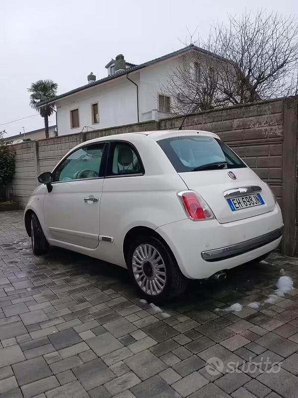 Usata Fiat 500 69 CV (50 kW) 2011 Bianco Berlina