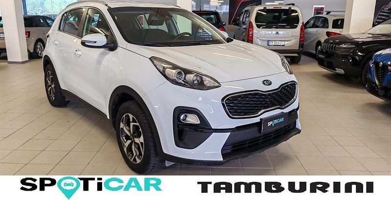 Bianco Usata 2021 Kia Sportage SUV | 18.000 € (Buon prezzo) - Immagine 1/4