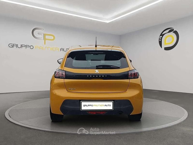 Usata Peugeot 208 Active 75 CV (55 kW) 2021 Giallo Utilitaria