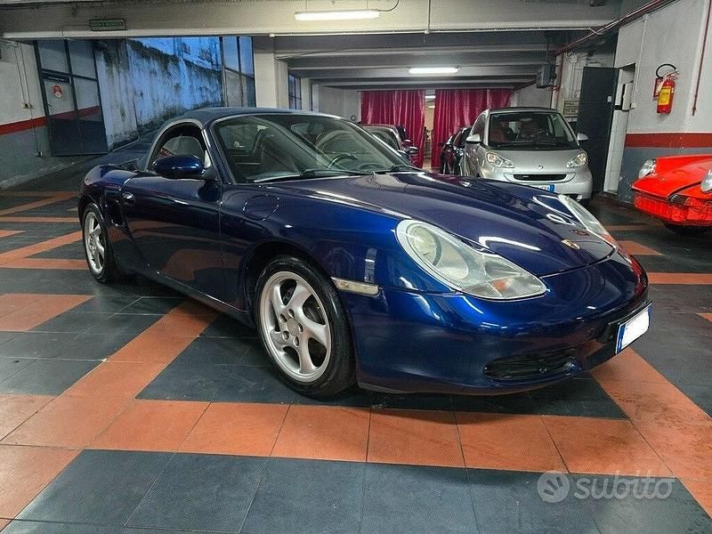 Gebraucht Porsche Boxster 220 PS (161 kW) 2001 Blau Cabrio