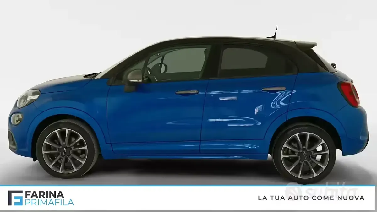 Usata Fiat 500X Sport 131 CV (96 kW) 2024 Blu tetto nero SUV