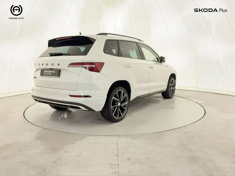 Usata Skoda Karoq SportLine 116 CV (85 kW) 2023 Bianco SUV