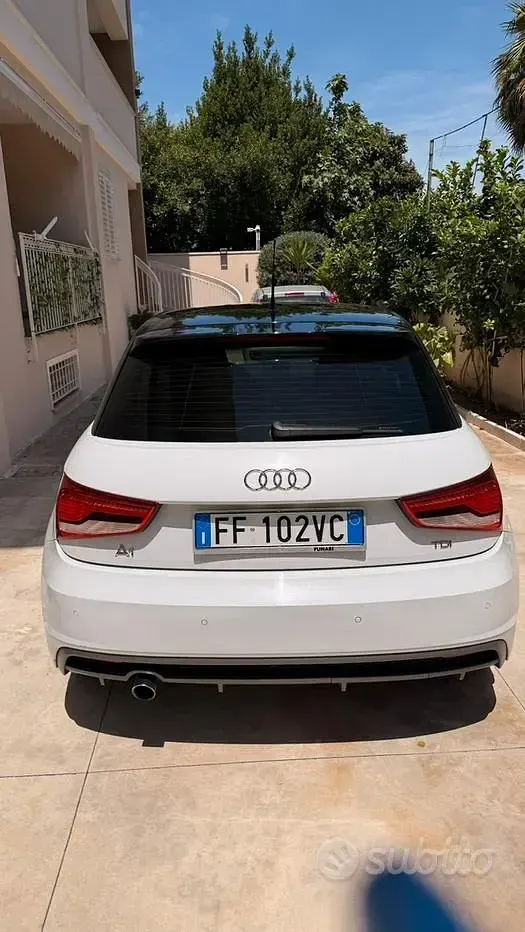 Usata Audi A1 S-Line 90 CV (66 kW) 2016 Bianco Utilitaria