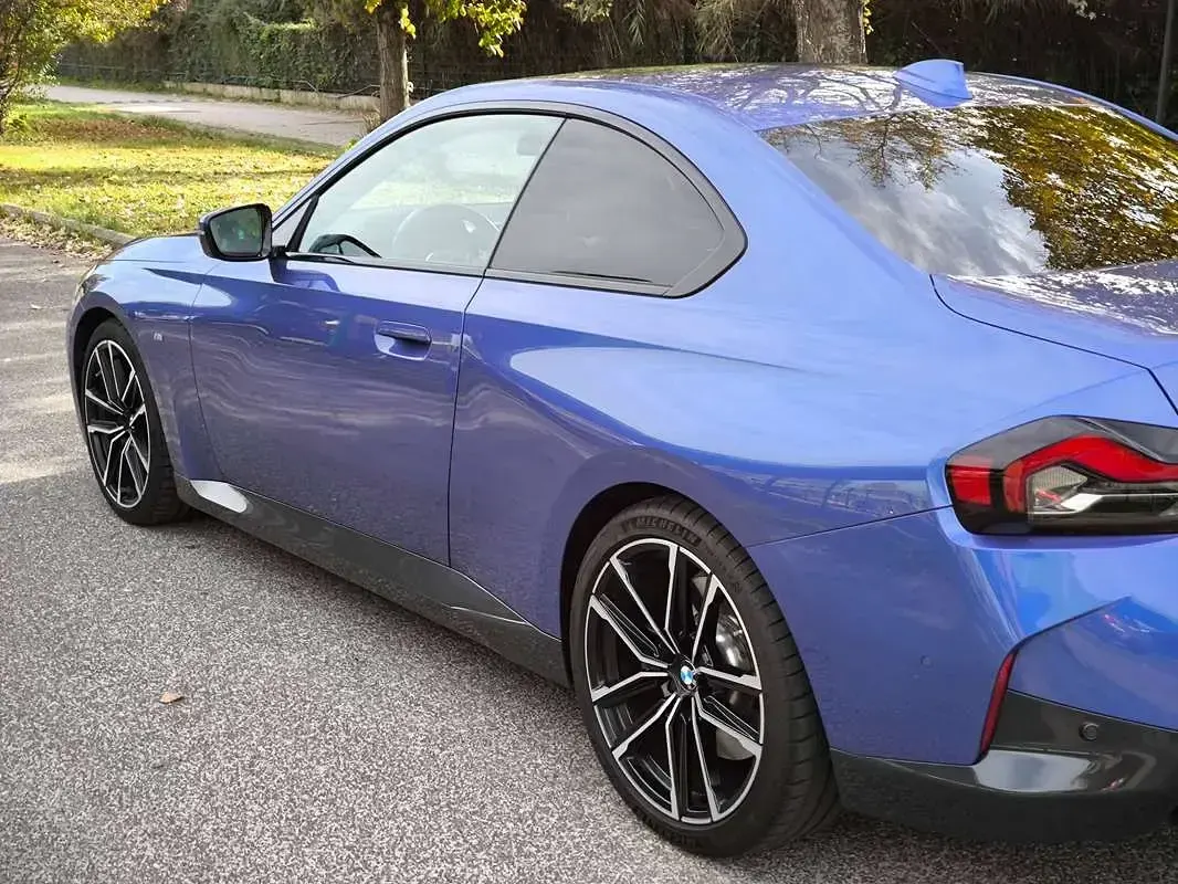 Usata BMW 220 M Sport 190 CV (139 kW) 2022 Blu/azzurro Coupé