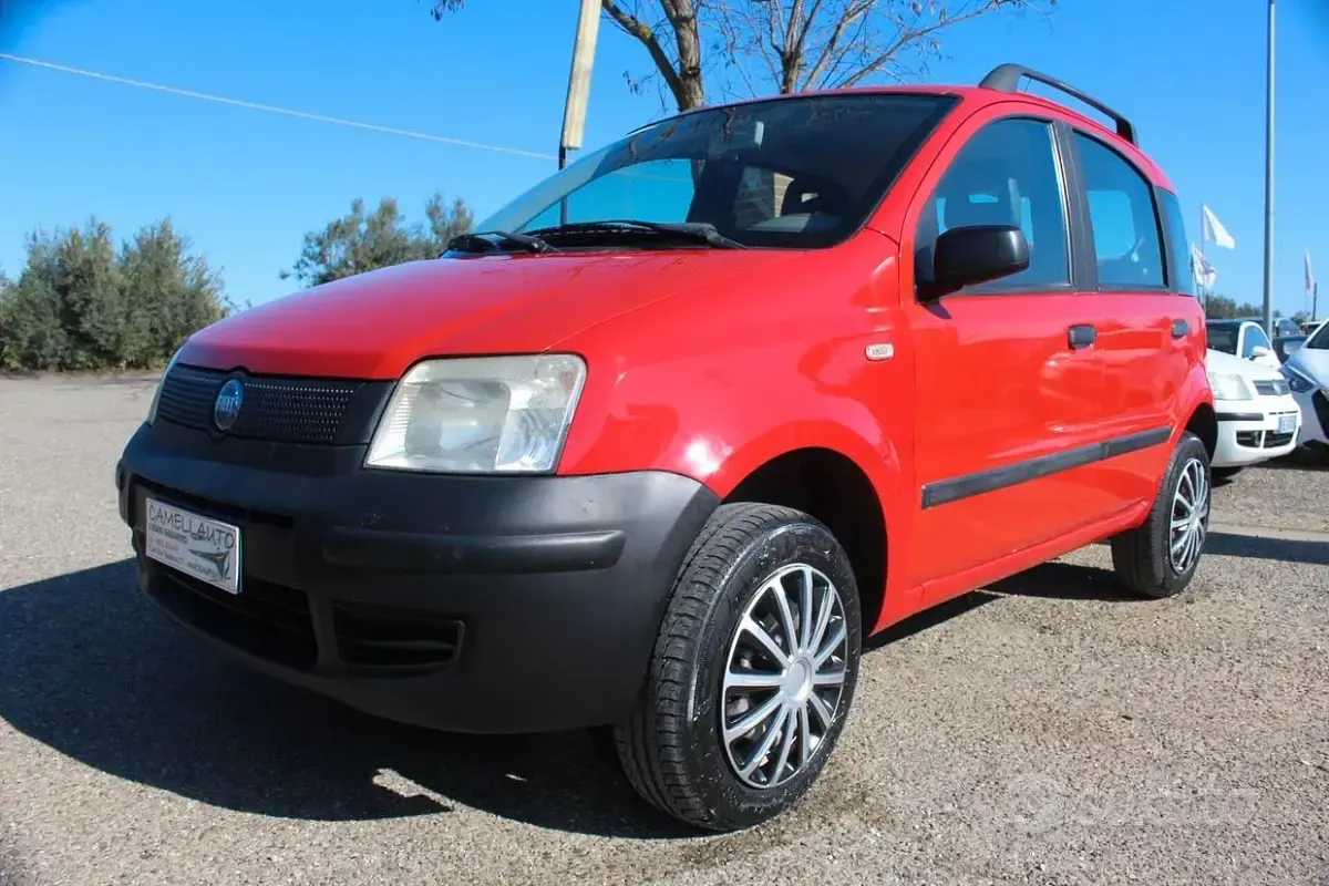 Usata Fiat Panda 4x4 Climbing 60 CV (44 kW) 2005 Rosso Utilitaria