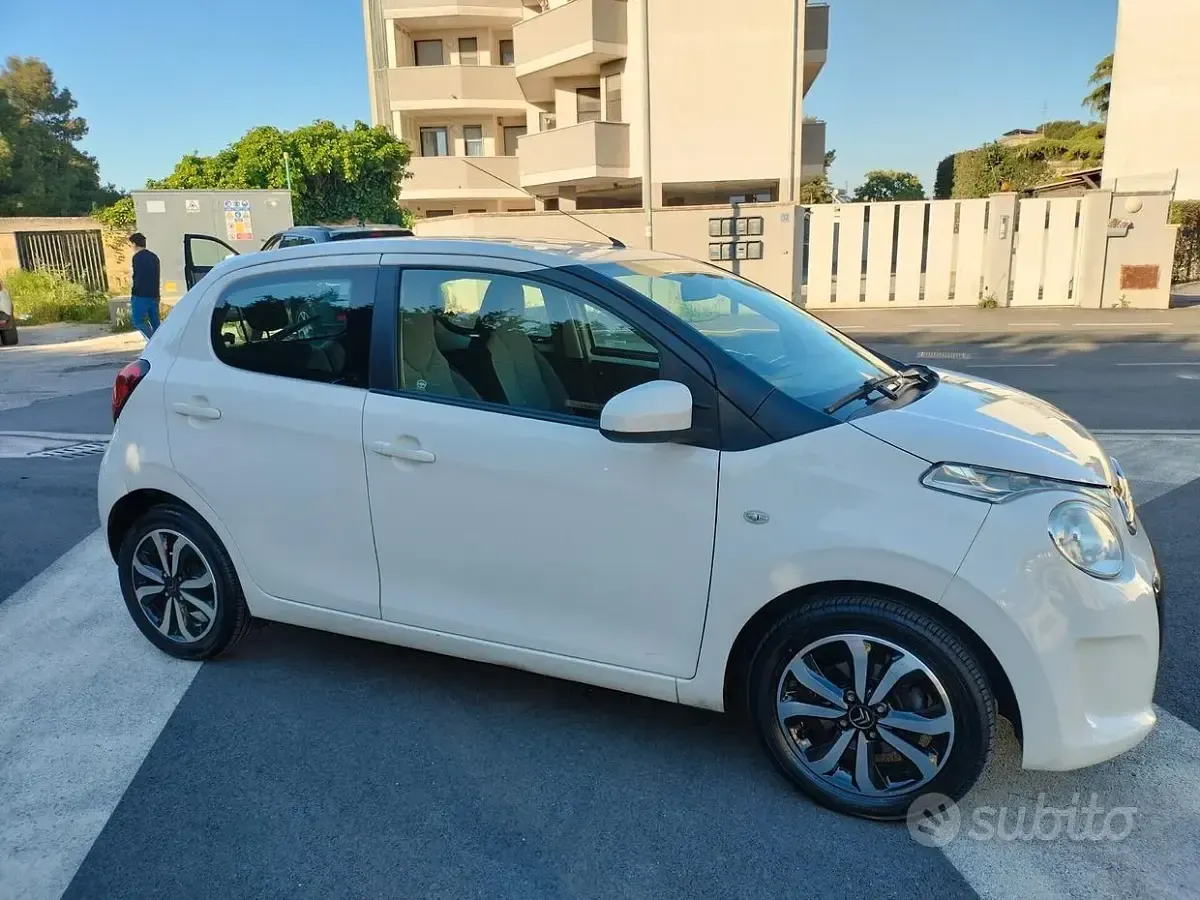 Usata Citroën C1 Shine 69 CV (50 kW) 2018 Bianco Utilitaria