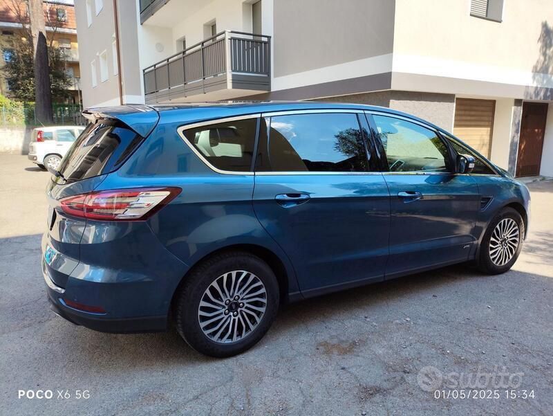 Usata Ford S-MAX S 190 CV (139 kW) 2019 Blu Monovolume