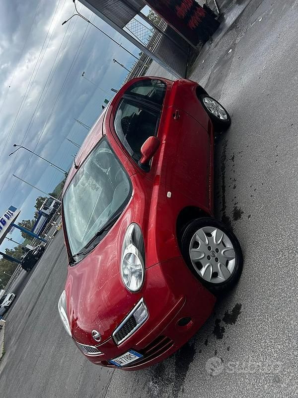 Usata Nissan Micra 80 CV (58 kW) 2009 Rosso Berlina