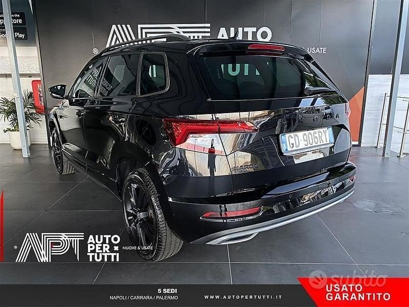 Usata Skoda Karoq SportLine 116 CV (85 kW) 2021 Nero SUV