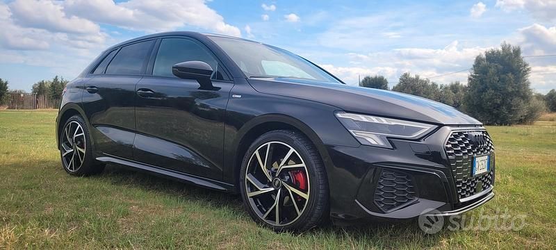 Usata Audi A3 Ambiente 150 CV (110 kW) 2024 Nero Berlina