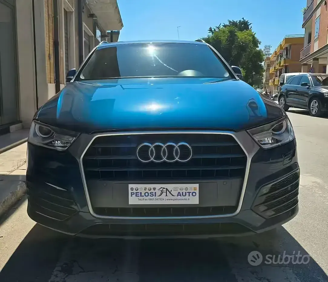 Usata Audi Q3 120 CV (88 kW) 2017 Blu SUV