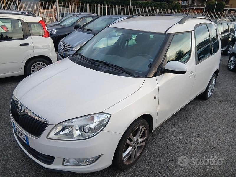 Usata Skoda Roomster Ambition 70 CV (51 kW) 2015 Bianco Monovolume