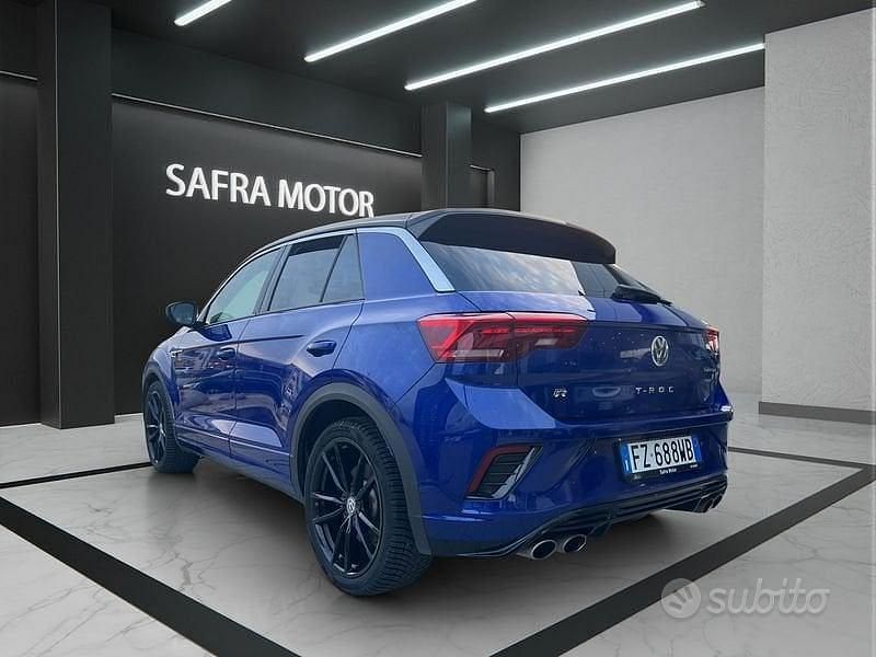 Usata VW T-Roc R 300 CV (220 kW) 2020 Blu/azzurro SUV