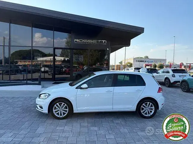 Usata VW Golf VII 116 CV (85 kW) 2019 Bianco Berlina