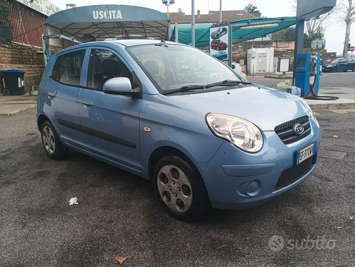 Usata Kia Picanto 62 CV (45 kW) 2011 Blu Utilitaria