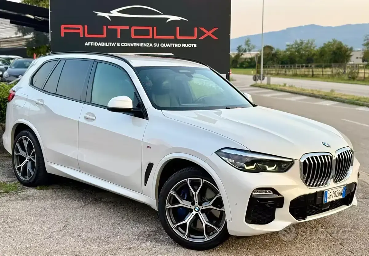 Usata BMW X5 M Sport 265 CV (194 kW) 2020 Bianco SUV