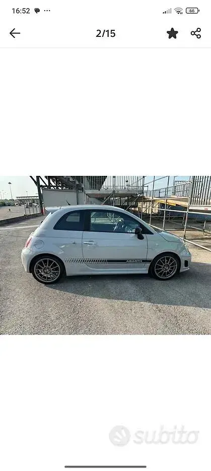 Usata Abarth 500 Esseesse 135 CV (99 kW) 2010 Grigio Berlina