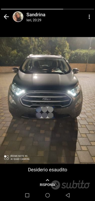 Grigio Usata 2018 Ford Ecosport Sport SUV | 12.000 € (Buon prezzo) - Immagine 1/4