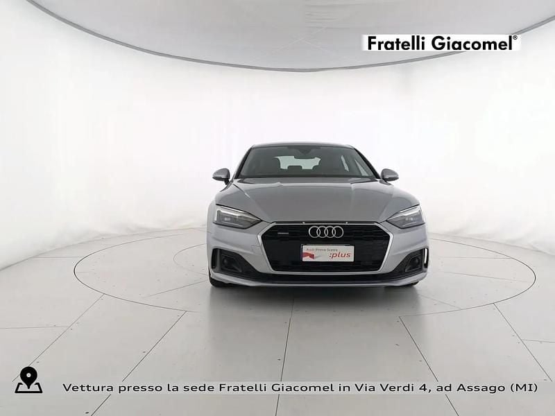 Usata Audi A5 Sportback Business 204 CV (150 kW) 2020 L5 argento fioretto metallizza Utilitaria