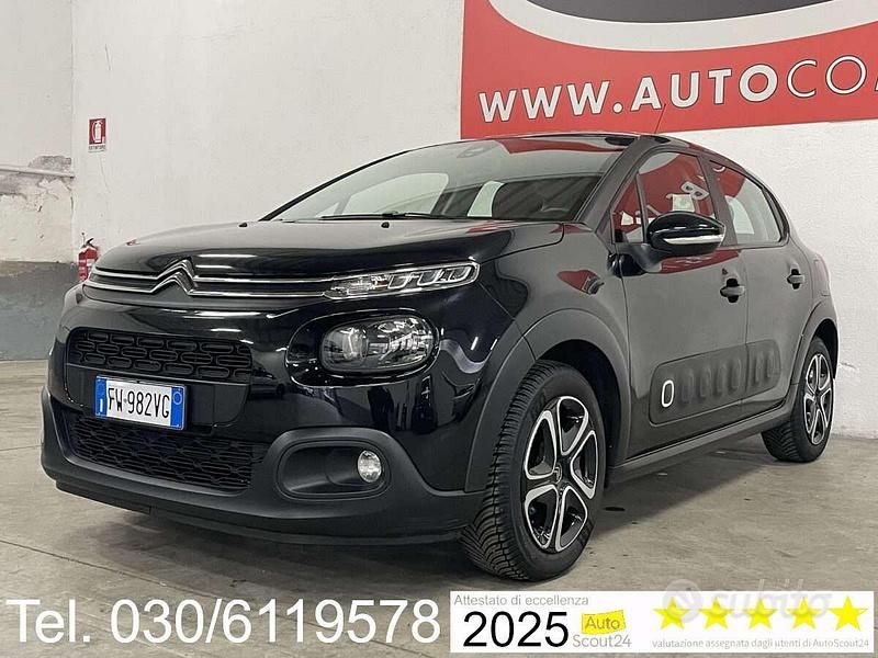 Usata Citroën C3 2019 Nero Utilitaria