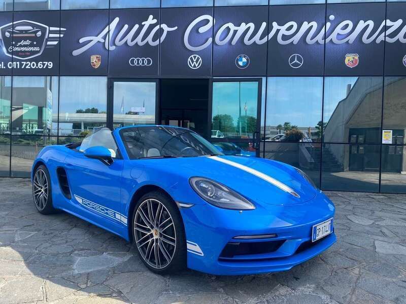 Blu/azzurro Usata 2023 Porsche 718 Boxster Edition Cabrio | 69.900 € (Super prezzo) - Immagine 1/4