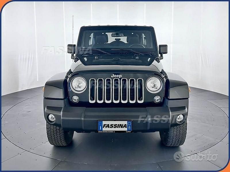 Usata Jeep Wrangler Sahara 200 CV (147 kW) 2018 Nero SUV