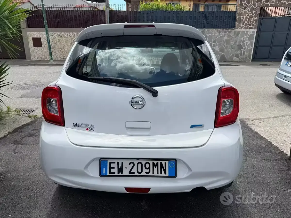 Usata Nissan Micra Acenta 80 CV (58 kW) 2014 Bianco Utilitaria