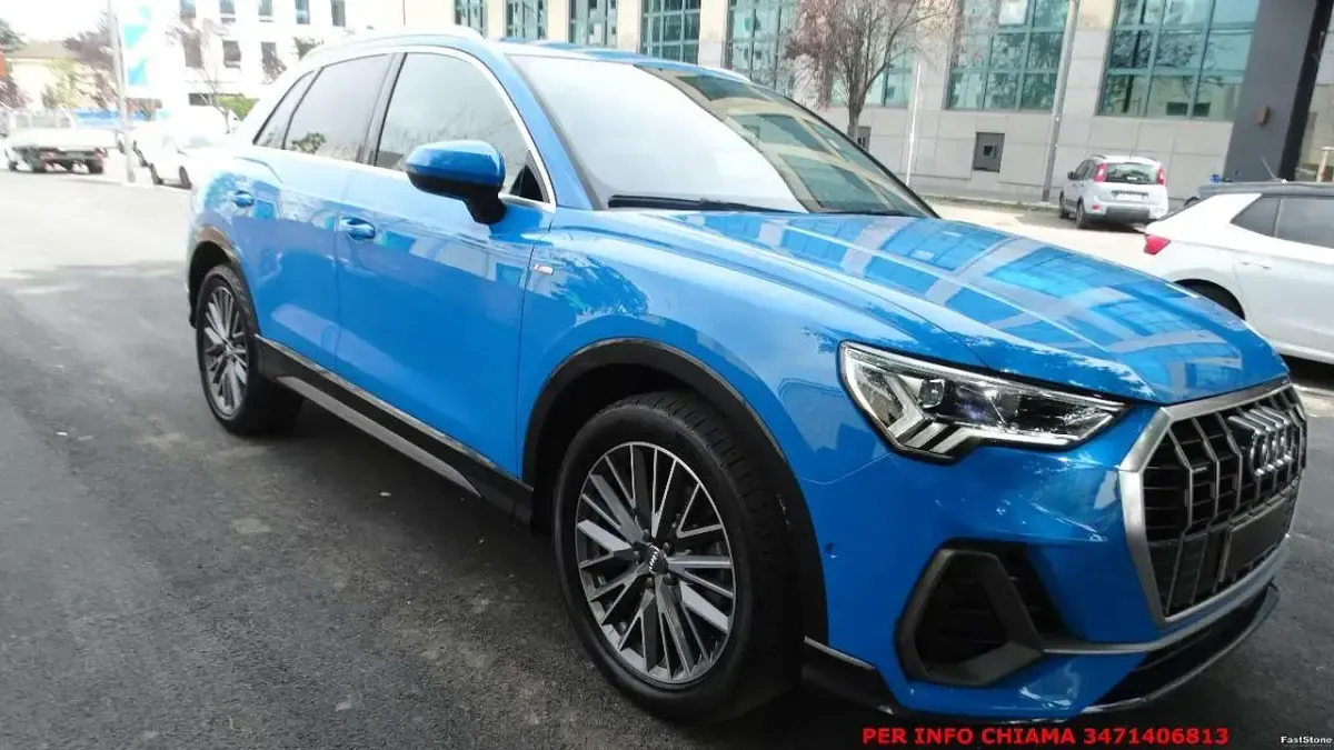 Usata Audi Q3 S-Line 190 CV (139 kW) 2019 Blu/azzurro SUV