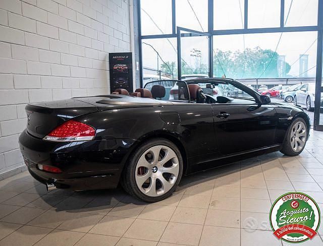 Usata BMW 630 Cabriolet 258 CV (189 kW) 2007 Nero Cabrio