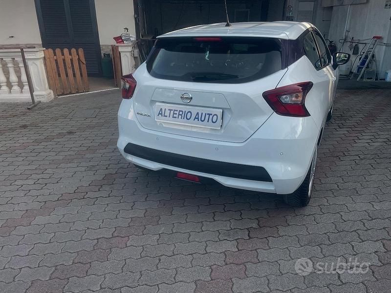 Usata Nissan Micra Tekna 90 CV (66 kW) 2019 Bianco Berlina