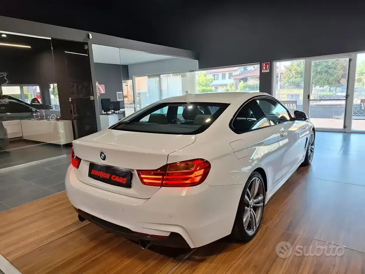 Usata BMW 420 Coupé M Sport 184 CV (135 kW) 2014 Bianco Coupé