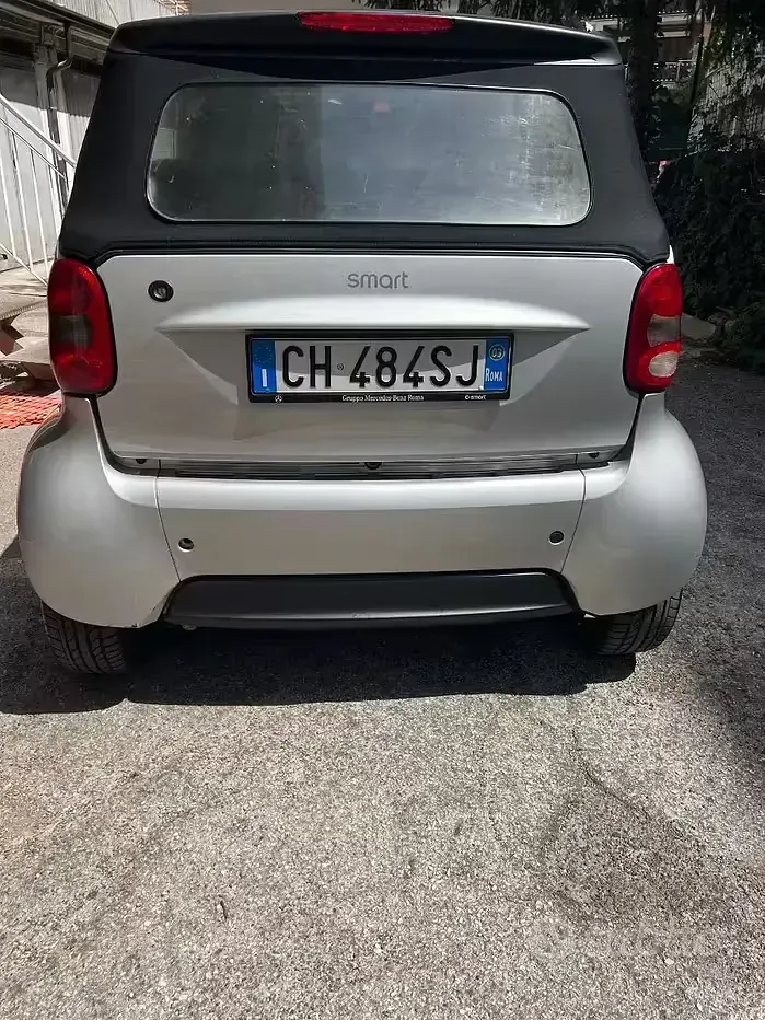 Usata Smart ForTwo Cabrio Passion 61 CV (44 kW) 2003 Grigio Cabrio