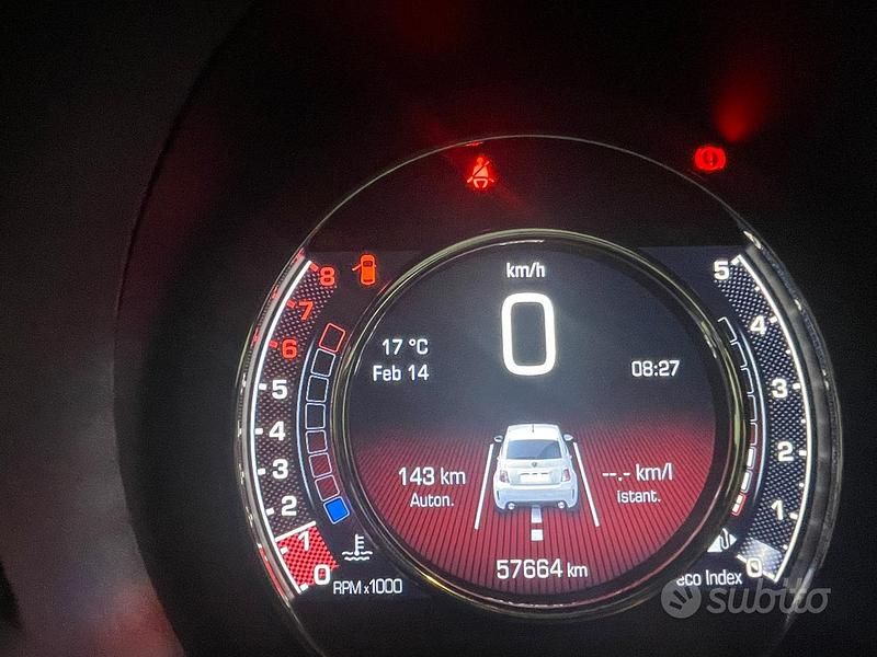 Usata Abarth 595 Turismo 160 CV (117 kW) 2015 Rosso Berlina