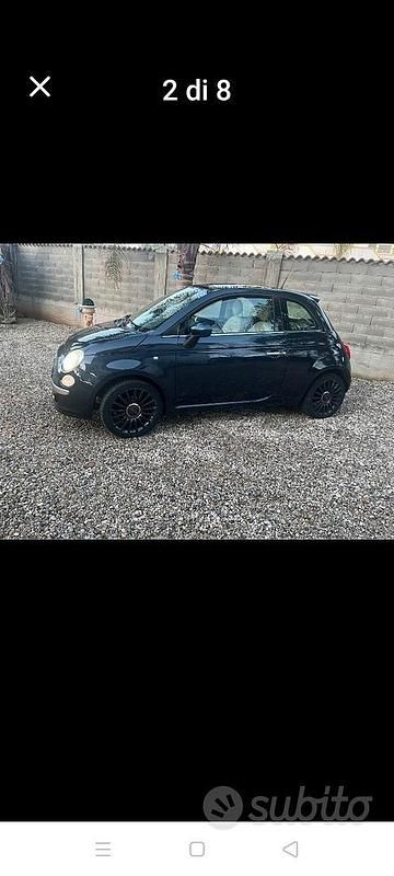 Usata Fiat 500 75 CV (55 kW) 2008 Blu Utilitaria