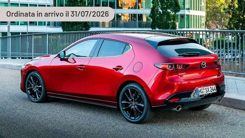 Usata Mazda 3 Exclusive-Line 186 CV (136 kW) 2024 Argento Berlina