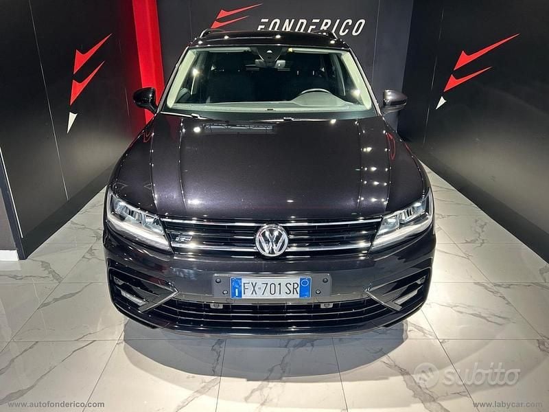 Nero Usata 2019 VW Tiguan R-line SUV | 19.999 € (Super prezzo) - Immagine 1/4