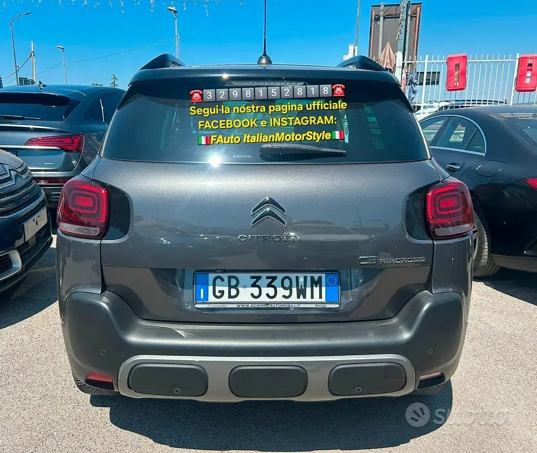 Usata Citroën C3 Aircross PureTech 131 CV (96 kW) 2020 Grigio SUV