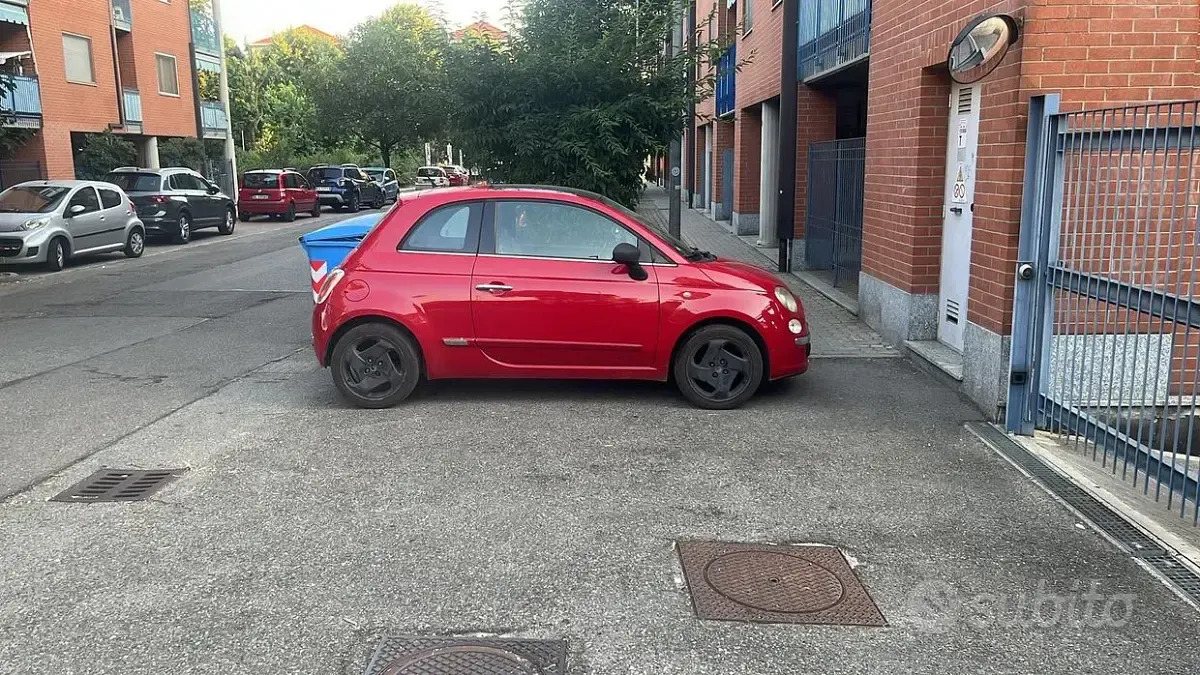 Usata Fiat 500 Lounge 75 CV (55 kW) 2008 Rosso Berlina