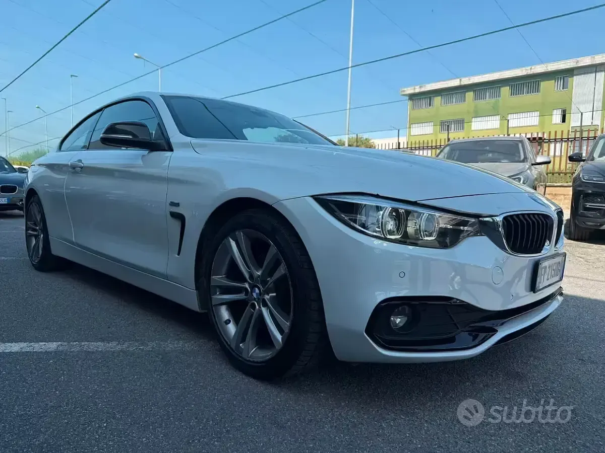 Usata BMW 420 Coupé Sport Line 190 CV (139 kW) 2018 Bianco Coupé