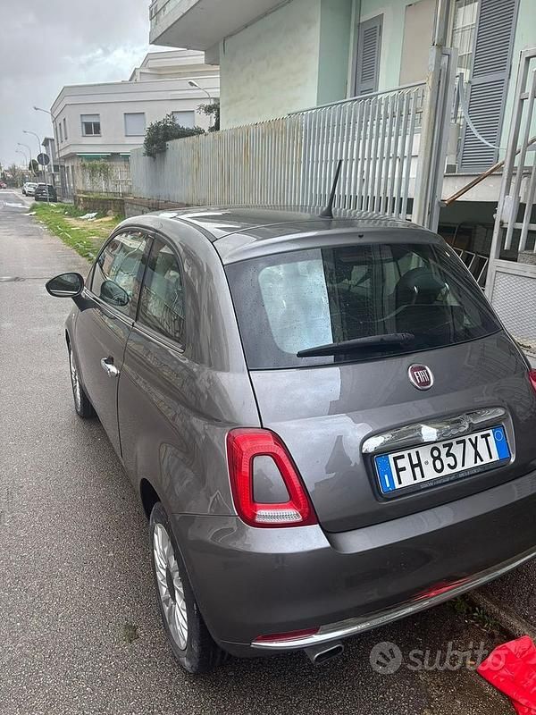 Usata Fiat 500 Lounge 69 CV (50 kW) 2017 Grigio Utilitaria