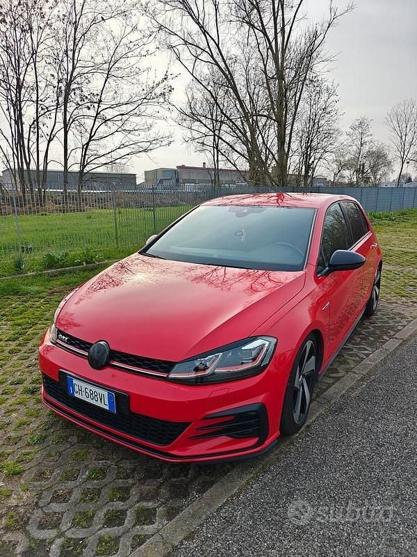 Usata VW Golf VII GTI 230 CV (169 kW) 2017 Rosso Berlina